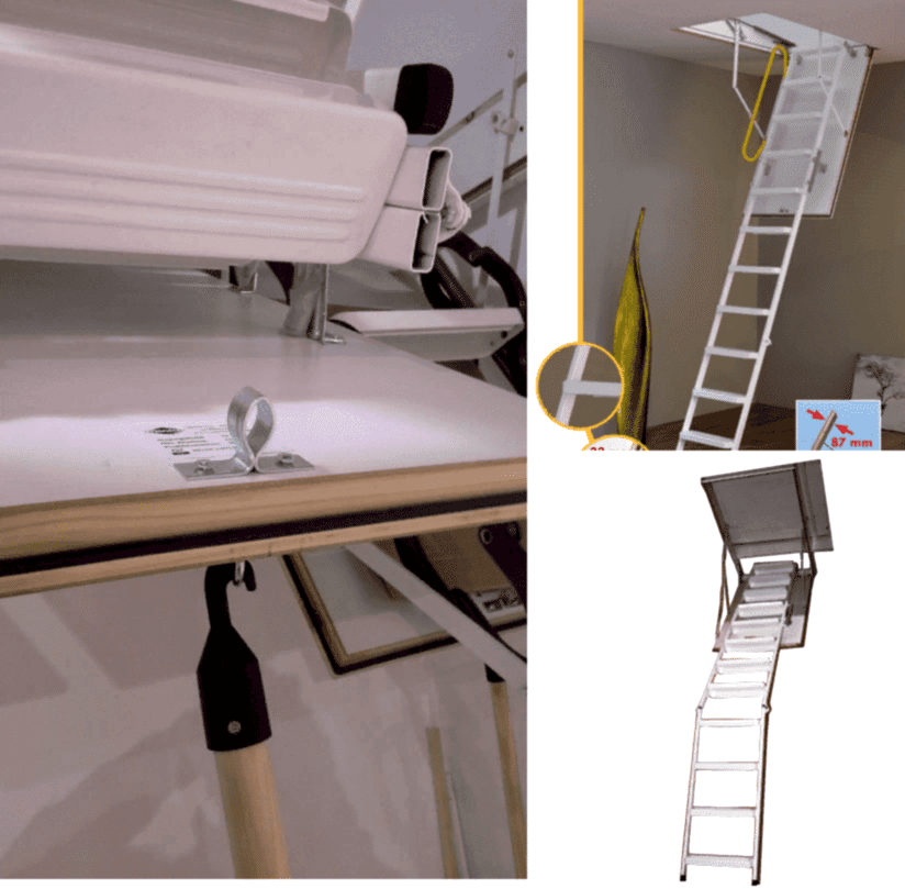 minka çatı merdiven özelliği