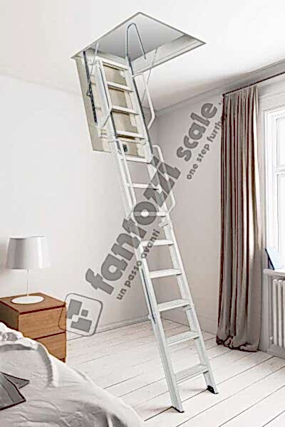 3.65 – 5 Metre Açılır 4 Katlanır Metal Çatı Merdiveni